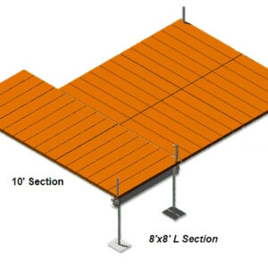 Using 10' Sections - 8'x8' L Configuration