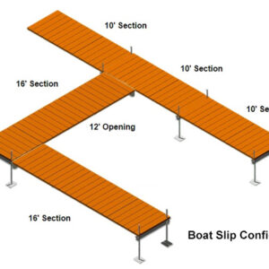 Using 10' Sections - Boat Slip Configurations