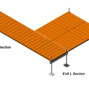 Using 16' Sections - 8'x8' L Configurations