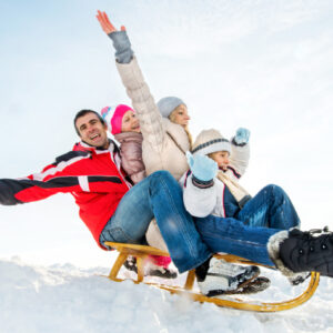 Family Fun Sledding