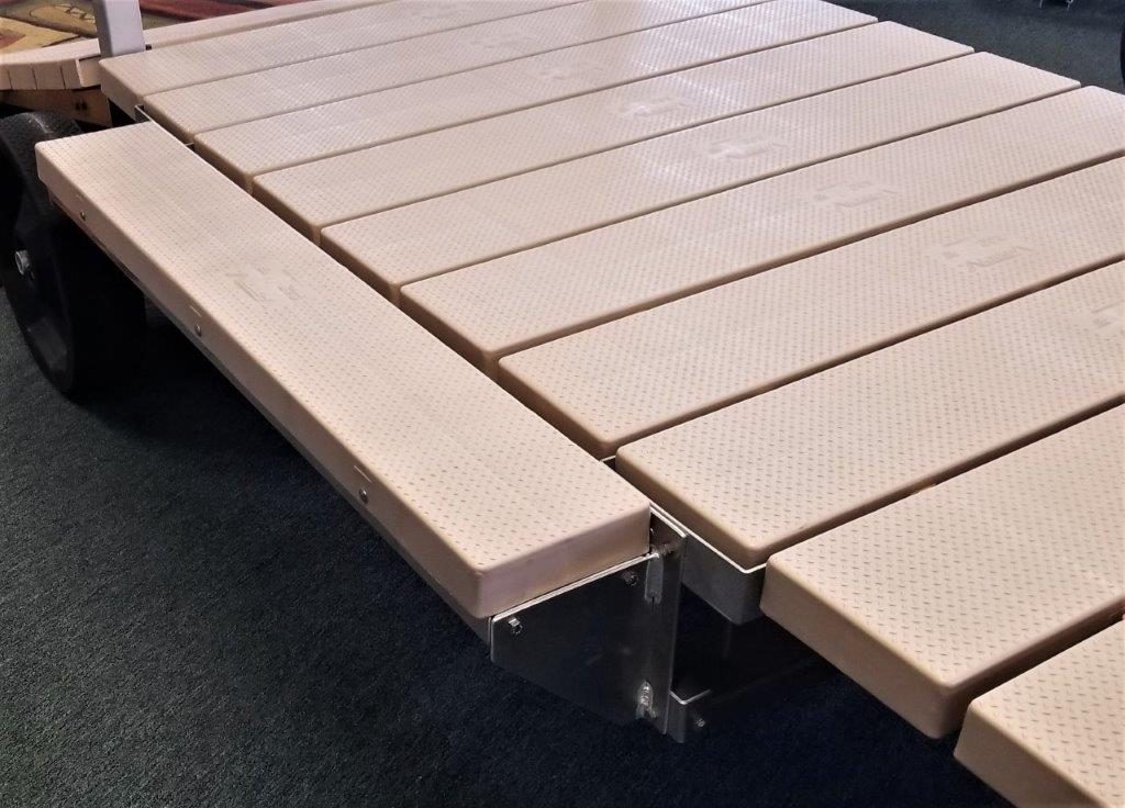 The Easy Step dock Step Locked in Place