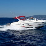 Motor speed boat on the water