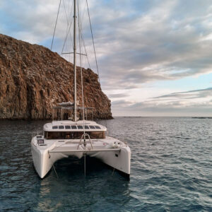 boat sailing in calm waters