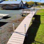 A 50 foot dock with a 12x12 foot sundeck