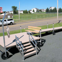 View of a Triple 12' Wide x 12' Long Sundeck