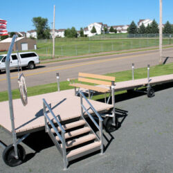View of a Triple 12' Wide x 12' Long Sundeck