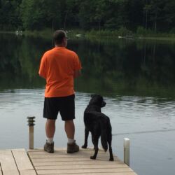 Man and his Dock on a VDock